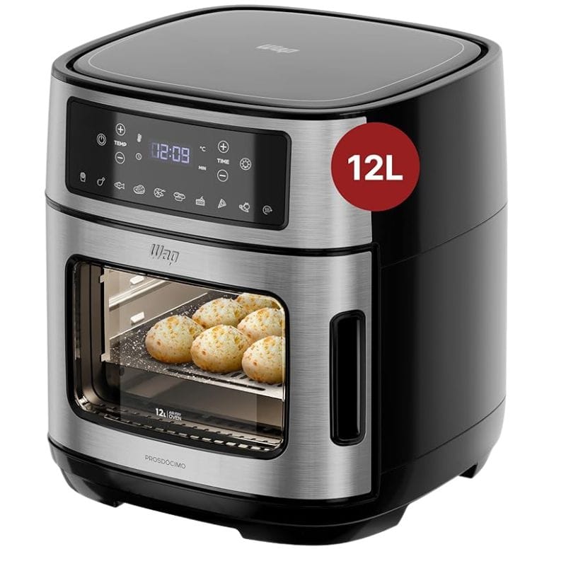 A robusta e potente Air Fryer Oven da WAP com 12 litros e acabamento em aço inox
