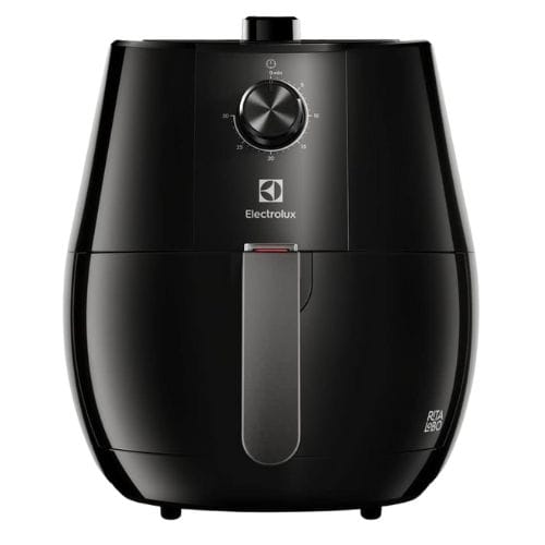 Air Fryer compacta Electrolux EAF10 de 3,2 litros, perfeita para cozinhas pequenas ou para uma pessoa.