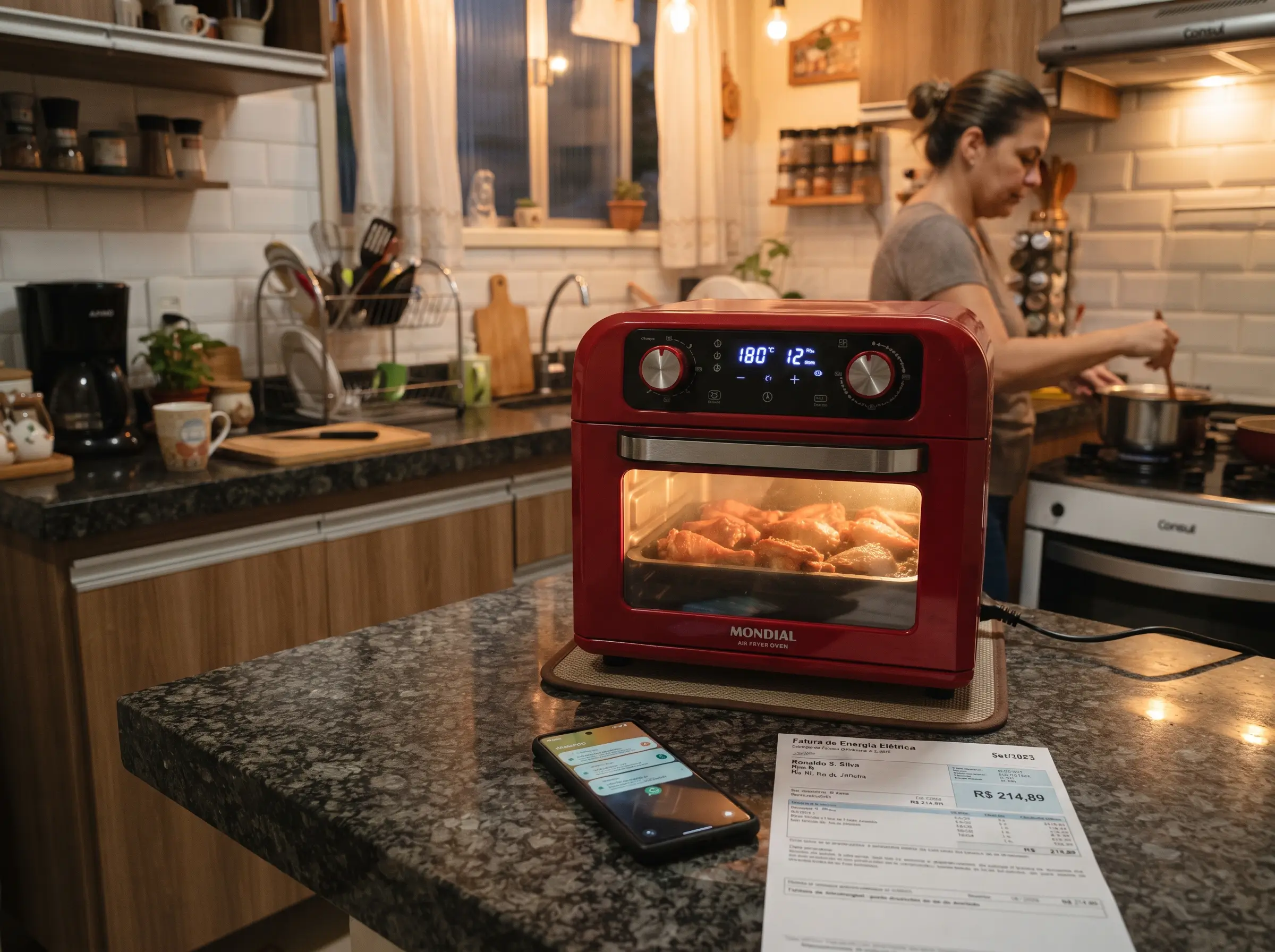 Consumo de Energia Air Fryer Oven: Como Calcular e Economizar [2026]